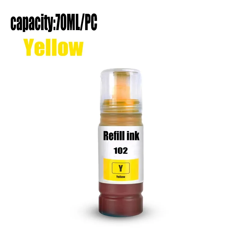 엡손 102 잉크 호환 102 리필 염료 잉크 ECOTANK ET-2700 ET-2750 ET-2751 ET-2850 ET-3700 ET-4750 ET-4850 ET-15000용