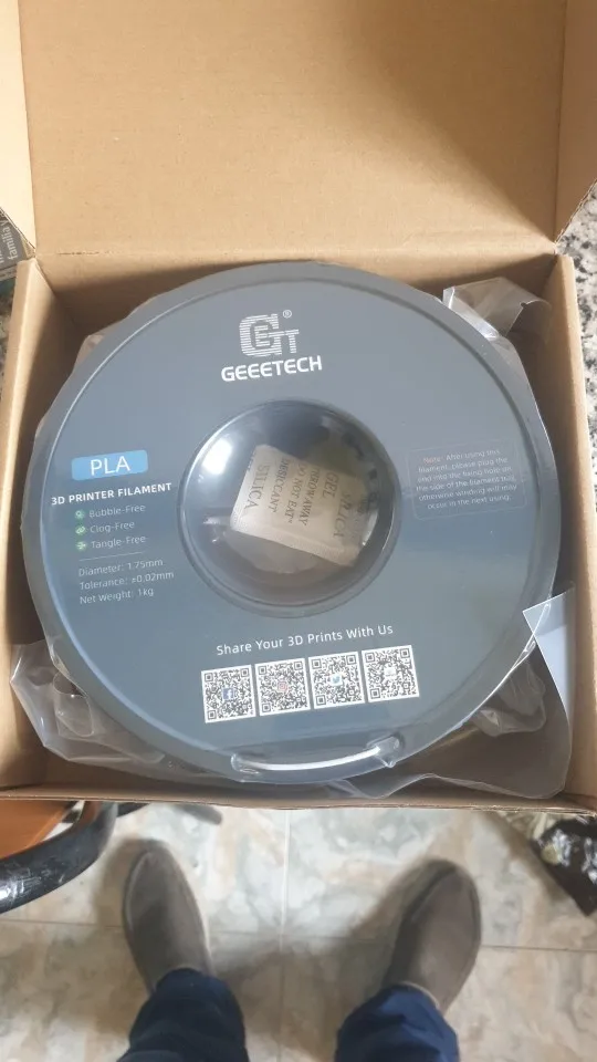 Geeetech Standard PLA Filament 1kg 1.75mm 3D Printer Plastic Material, Accuracy 0.03mm, Free Shipping Fit Most FDM Printer photo review
