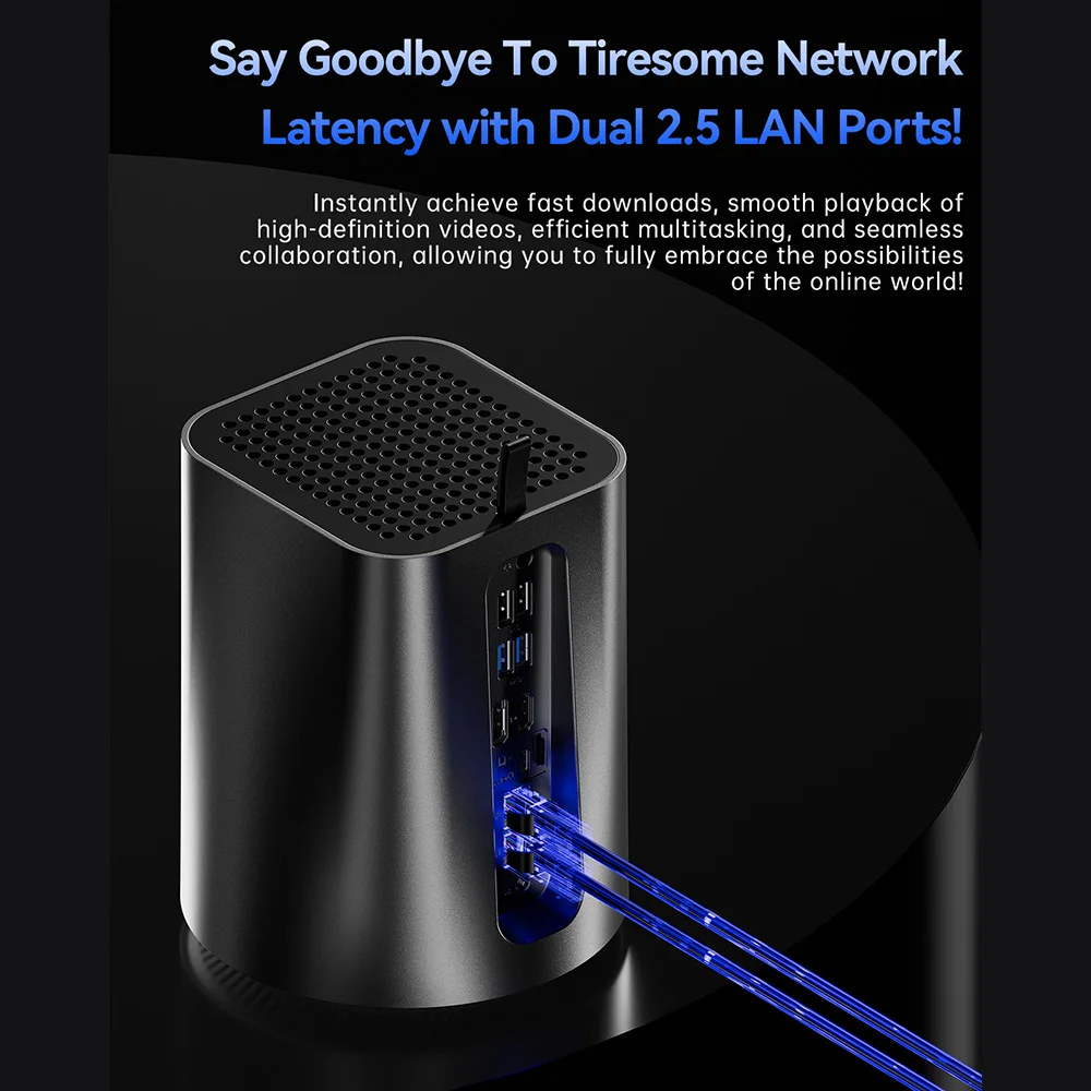 AOOSTAR R7 NAS Mini PC, AMD Ryzen 7 5825U 8 Cores Max 4.5GHz, 16GB