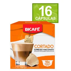 Cápsula De Cortado Bicafé  P/ Máquinas Dolce Gusto*