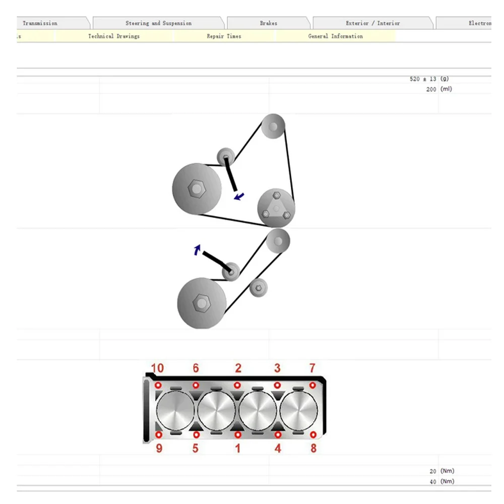 outil de diagnostic logiciel de programme d'atelier de réparation de bases de données techniques automobiles et automobiles à données vives