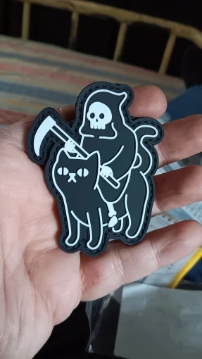Sickle Reaper Glow PVC Patch photo review