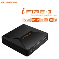 GTMEDIA IFire 2 спутниковый ресивер ТВ-приставка 1080P Full HD Biult в 2,4G Wi-Fi H.265/HEVC 10-битный ИК-пульт дистанционного управления IFIRE II M3U — изображение 3