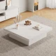Aliexpress Modern White Square Coffee Table - detail view