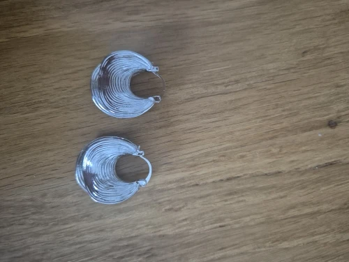 Large Geometric Ear Buckle Earrings photo review