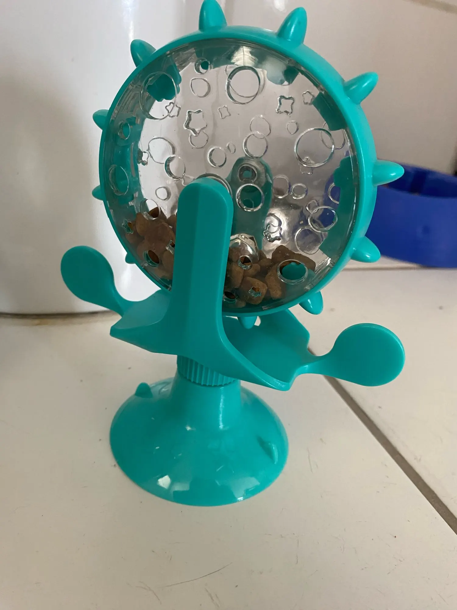 Paw Puzzle, Interactive Treat Dispenser for Cats and Small Dogs, Boosting IQ and Fun photo review