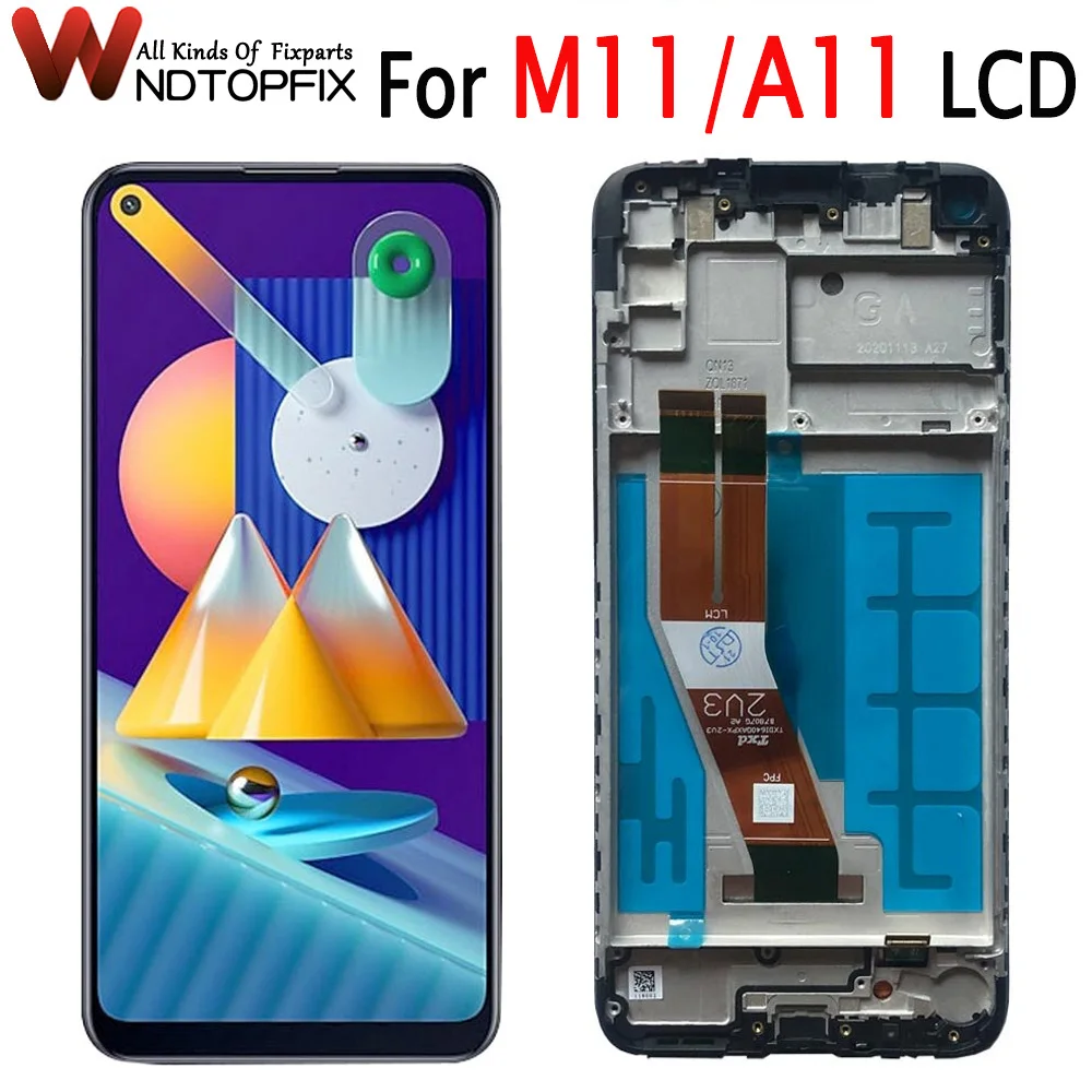 

6.4"For Samsung Galaxy M11 LCD M115 SM-M115 M115F M115G/DS LCD Display Touch Screen Digitizer Assembly For Samsung M11 / A11 LCD