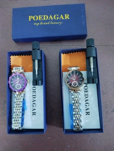 POEDAGAR Luxury Woman Wristwatch Elegant Waterproof Stainless Steel photo review