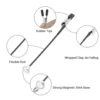 Model Painting Stand Base Holder and 12PCS Magnetic Bendable Alligator Clip Sticks Set Modeling Tools for Airbrush Hobby Model 3
