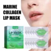 Hoygi Moisturizing Lip Mask Aloe Vera Moisturizing and Anti Drying Crack Autumn and Winter Moisturizing Care Whitening 10 Pieces 5