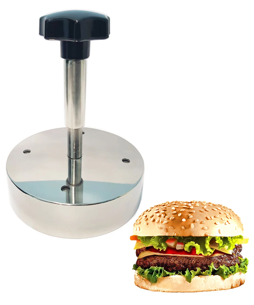 

Manel Burger Press Machine Meat Mincer Meatball Mold Hamburger Press Forming Apparatus Inox Brand New Stainless Steel