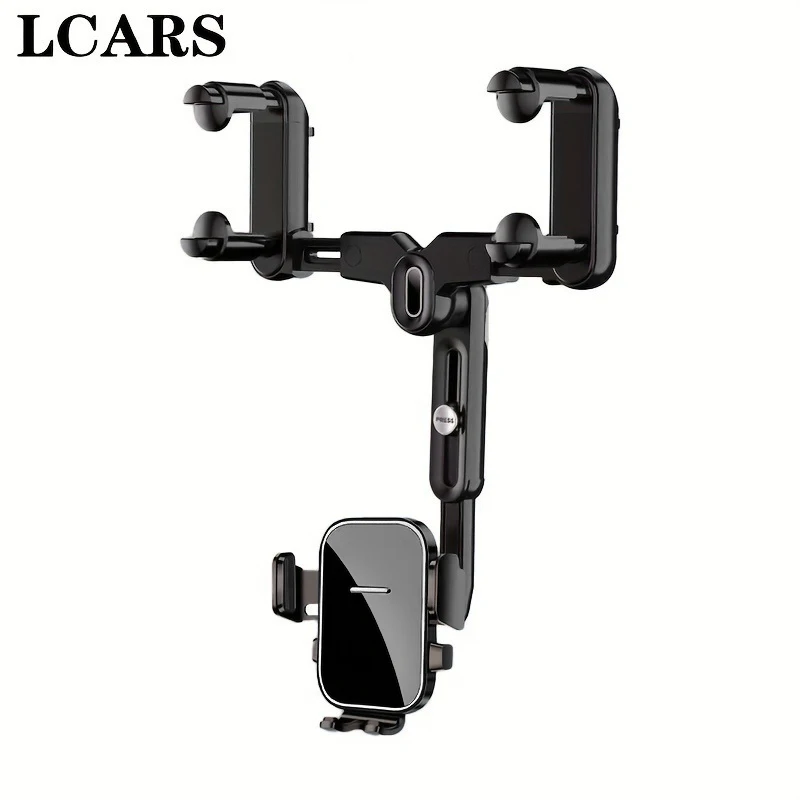 Universal Anti-Shaking Car Phone Holder Clip Type Rearview Mirror Mount for Special Navigation - Car Bracket Support
