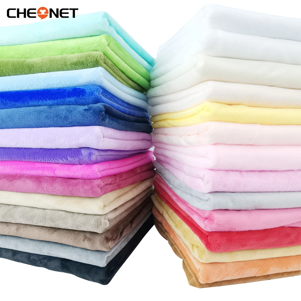 48cm*160cm Short plush crystal super soft plush fabric For Sewing DIY  Handmade Home Textile Cloth For Toys Plush Fabric