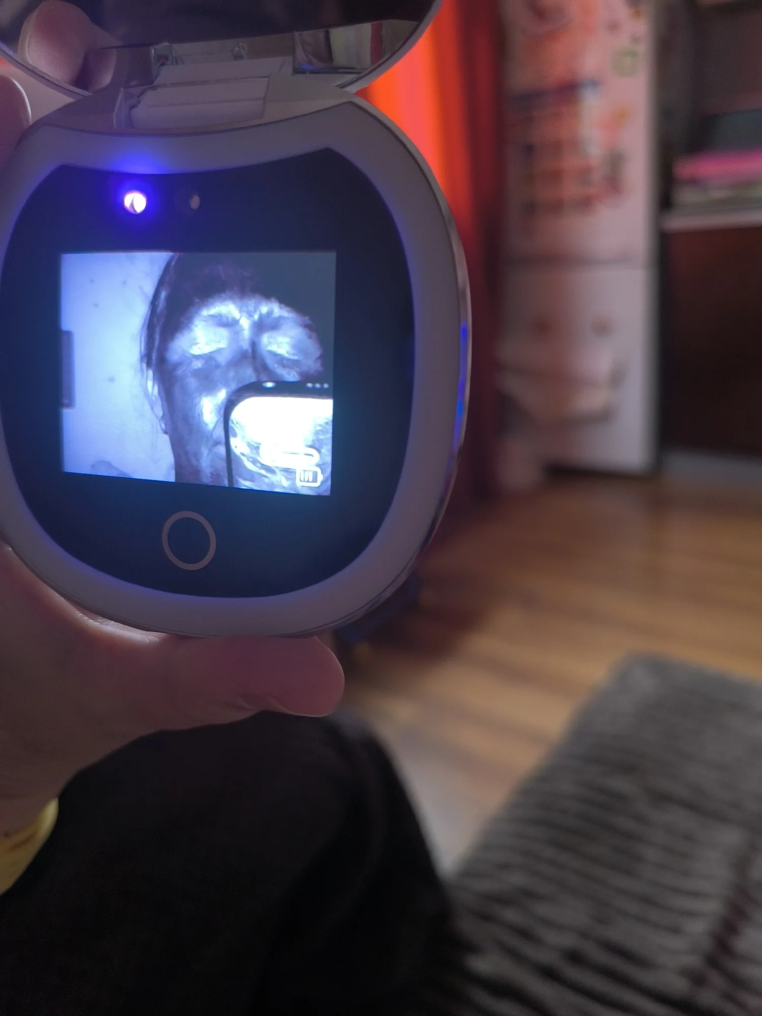 UV Mirror Sunscreen Testing Camera with Light 2X Magnification photo review