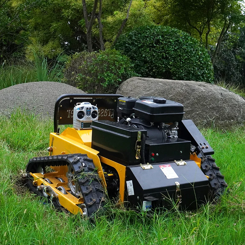 Customized TZ550S Factory price smart 24V 225cc remote lawn mower Flail Mower for sale 6