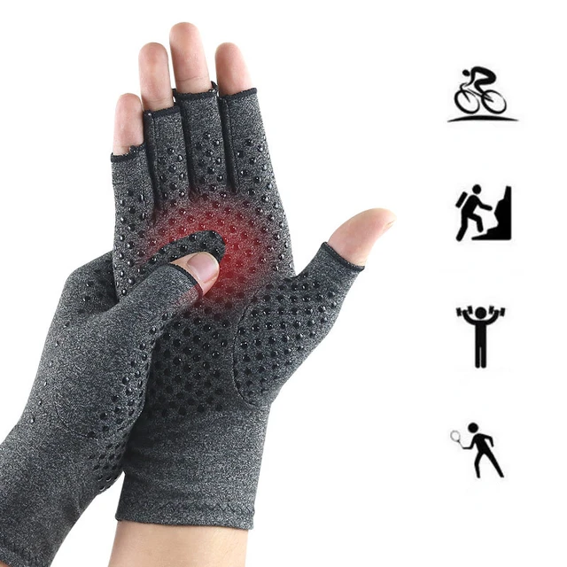 Guantes Cobre Compresión Artritis Tendinitis Túnel Carpiano