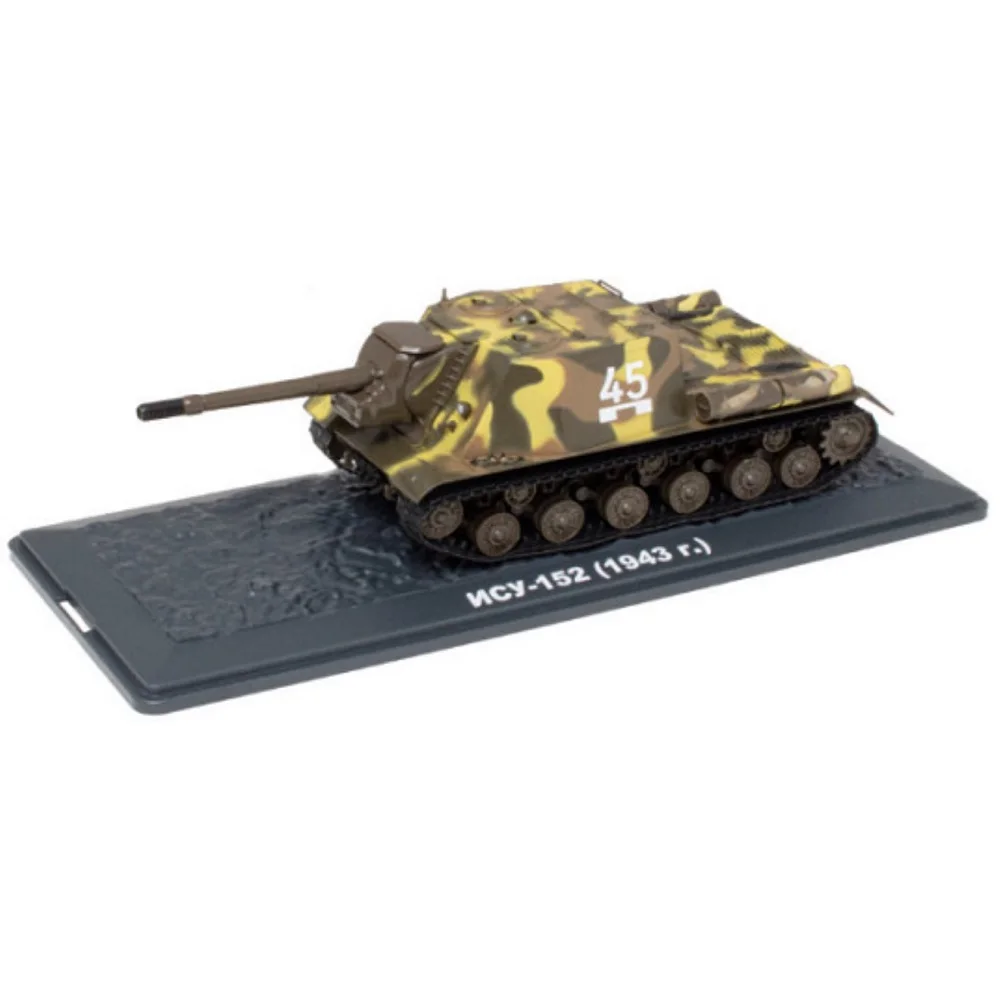 Deagostini, Carro Armato Sovietico Isu-152 1943, Bilancia 1:43, Modellini In Miniatura, Танки Legends Of Russo Veicoli Blindati Collezione Senza Fasci