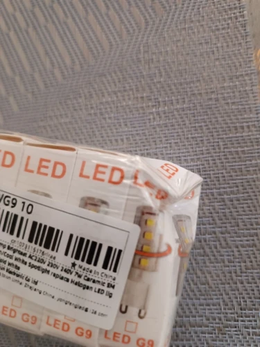 10Pcs G9 LED Lamp Brightest AC220V 230V 240V 7W Ceramic SMD 2835 LED Bulb Warm/Cool White Spotlight replace Halogen LED lighting photo review