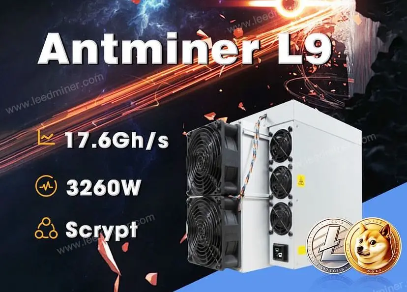 

Bitmain Antminer Bitmain L9 17,6G (17600Mh/s) 3260W (LTC/DOGE)
