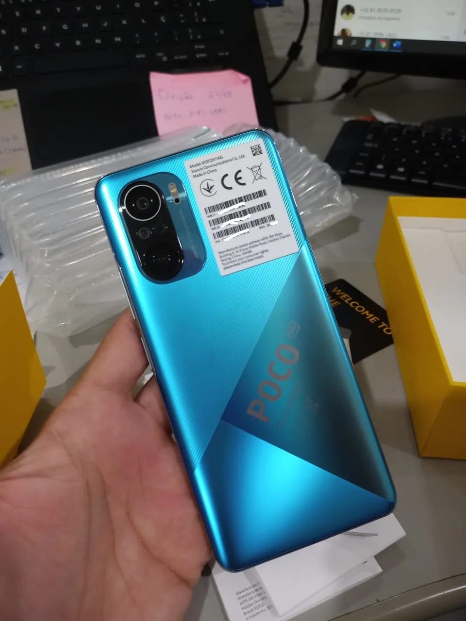 Global Version POCO F3 5G 6GB 128GB / 8GB 256GB Smartphone Snapdragon 870 6.67"120Hz E4 AMOLED DotDisplay 33W Fast Charging 48MP