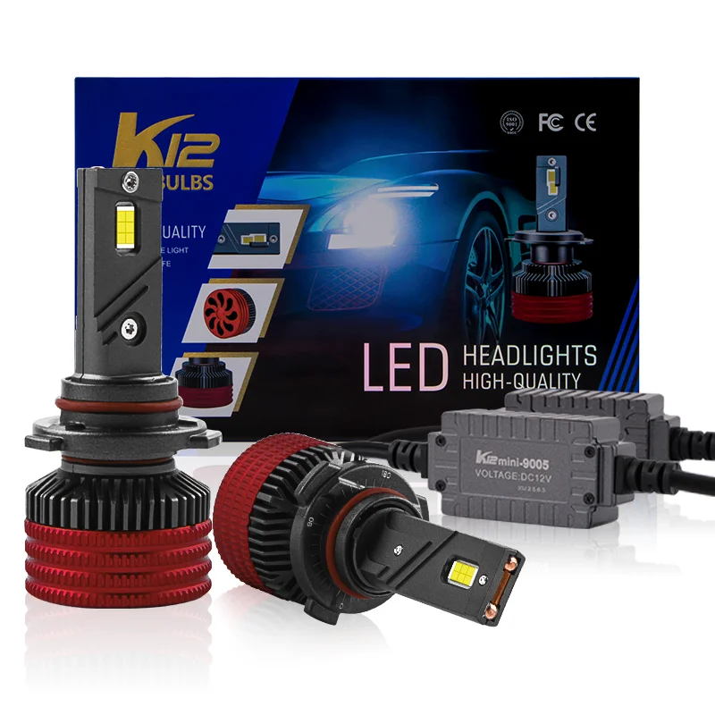 

New K12 9005 HB3 LED Headlight Fog Lamps 110W 12V 6000K For Car LED Headlamp H1 H4 H7 H11 9012 Auto Light Bulbs