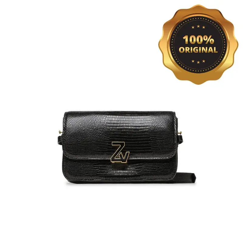 Sac à Main Zadig & Voltaire Initial Le Mini - Cuir Violet - Bandoulière