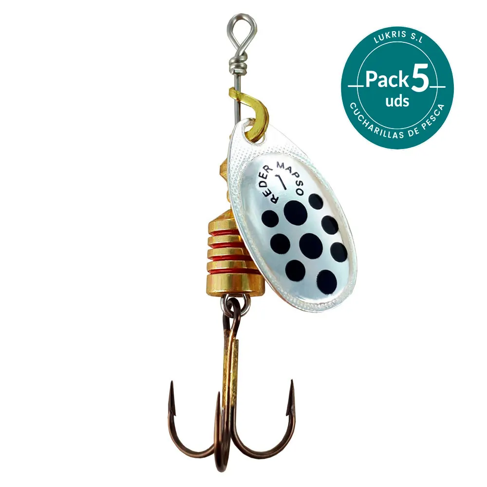 Mapso - 5 Fishing Spoons Reder N ° 1, 3,5 Gr. River Fishing, Trout And Reo  Fishing Spoon. Decorated Onr And Pnr With Interchangeable Hook. Rotating  Lure. Variety Of Decorations And Sizes. - Fishing Lures - AliExpress