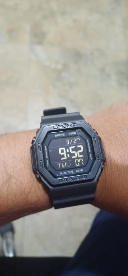 SKMEI 1988 Digital Sport Watch for Men - LED, Waterproof photo review