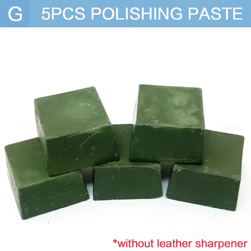 Premium Knife Sharpener & Leather Honing Strop with Polishing Compound