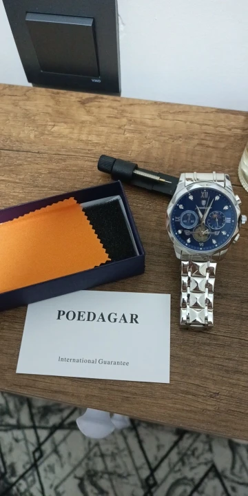 POEDAGAR Luxury Men's Quartz Watch photo review