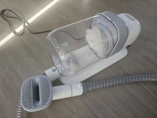 5-in-1 Dog Grooming Vacuum Kit – Quiet 2.3L Pet Hair Remover & Clipper photo review