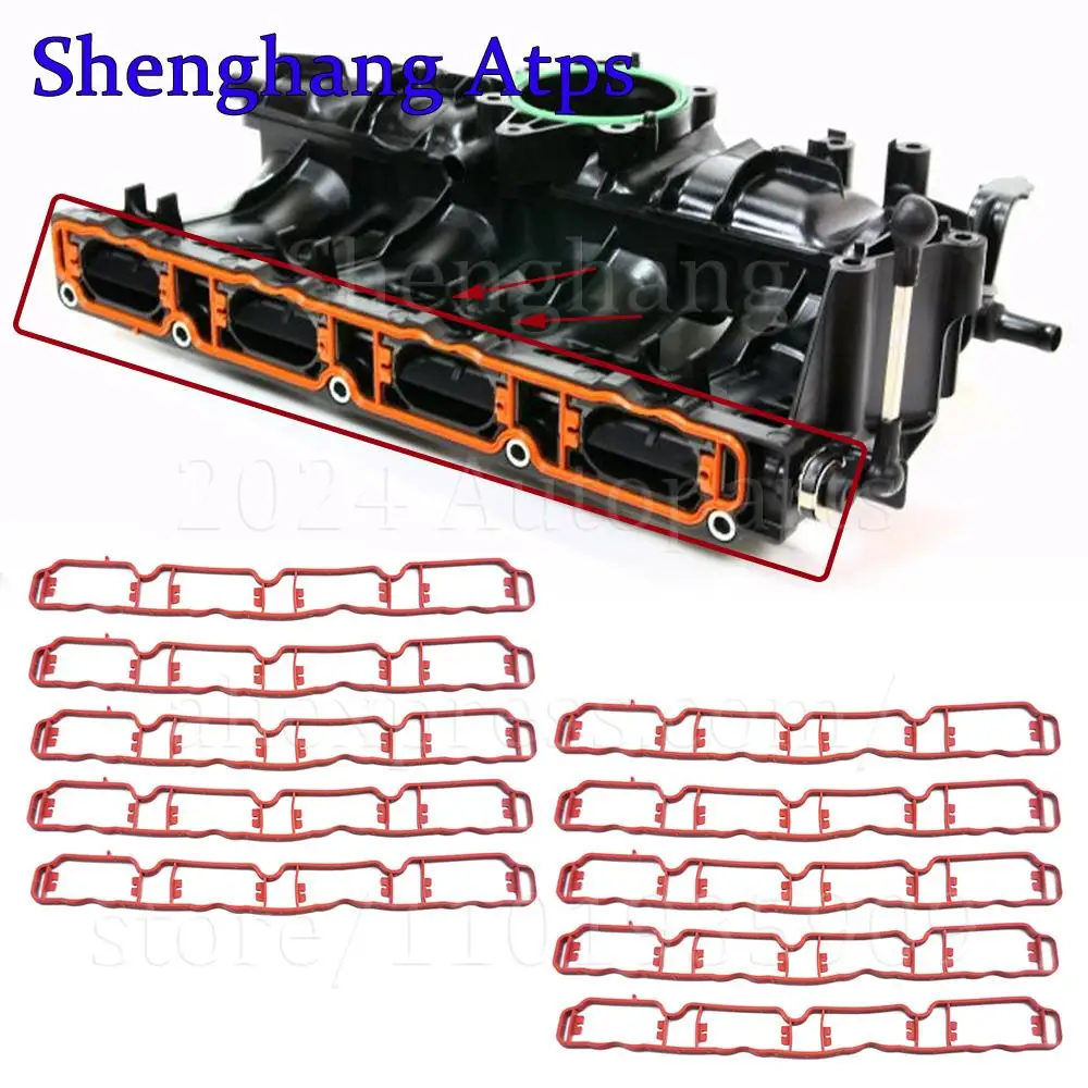 2.0T TSI Intake Manifold Gasket Seal 10 Pcs For VW Golf Passat Tiguan Beetle CC Audi A3 TT 06F129717D 06J 133 201G 06J 133 201AL