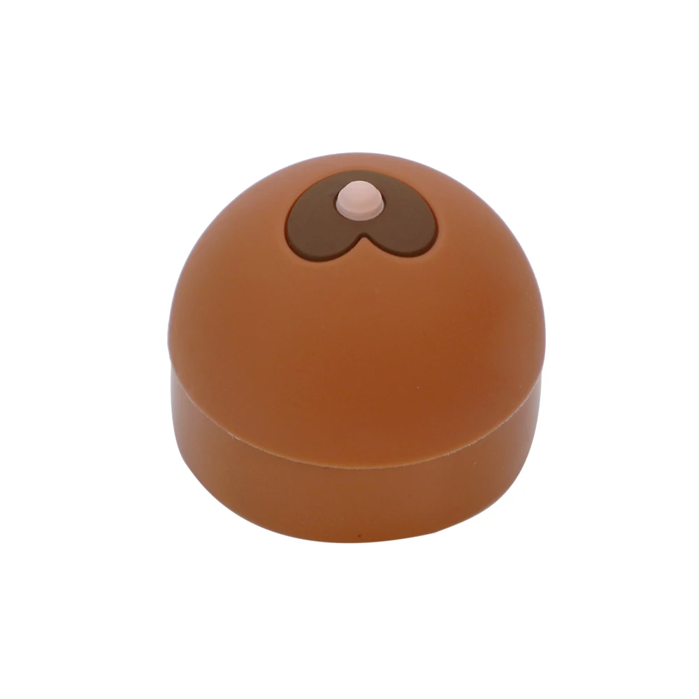 5ML Nipple Wax Jar silicone Wax Container Cosmetic Bottle Makeup Cream Case Earrings Moisturizer Lip Balm 1pcs