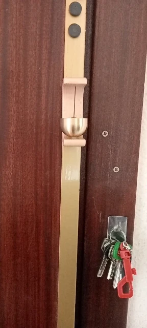 Magnetic Walnut Wood Doorbell with Wind Chimes photo review