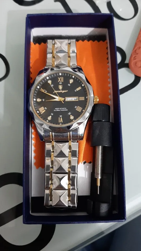 POEDAGAR Top Luxury Men Quartz Watch Waterproof Luminous Stainless Steel photo review