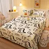 2025 New Collection Solid Color All-Season Washed Cotton Bedding Set, Fitted Sheets for Student Dorms, Home Bedrooms 3