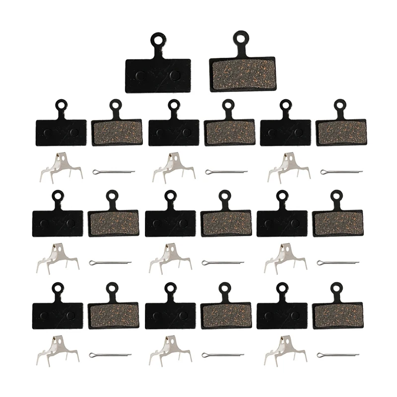 10 Paia Pastiglie Freno A Disco Per Bicicletta Semi-Metalliche Per Shimano G01S Xtr M9000 M9020 M985 Deore Xt M8000 Slx M7000 M675 Deore Rs785