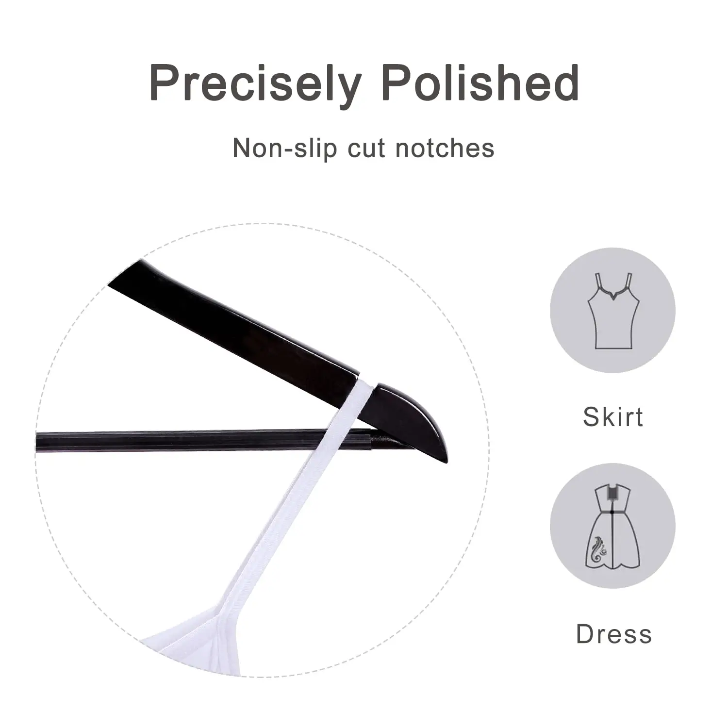 360&deg; swivel gold hook wooden hanger non-slip trouser bar and shoulder slots for camisole jackets pants smooth finish for Clothes Hanger clothes hanger