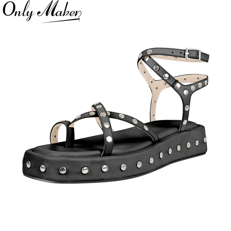 OnlymakerWomenPlatformFlatsSandalsStrappyStuddedSummerFashionSandals.jpg