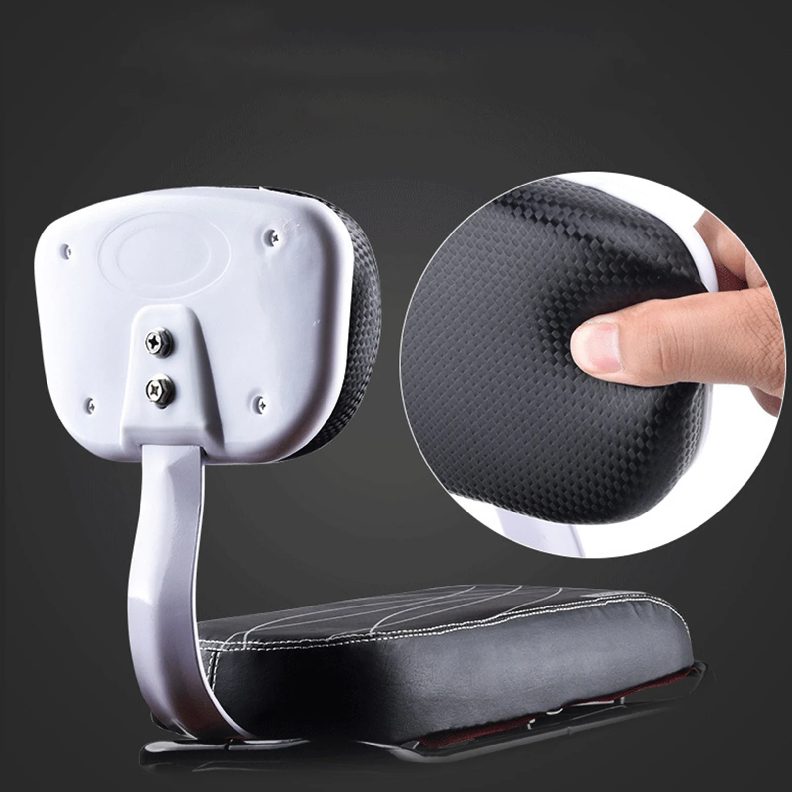 어린이 자전거 뒷좌석 새들 핸들 포함 팔걸이 발받침 페달, 사이클링 자전거 부품 등받이 포함