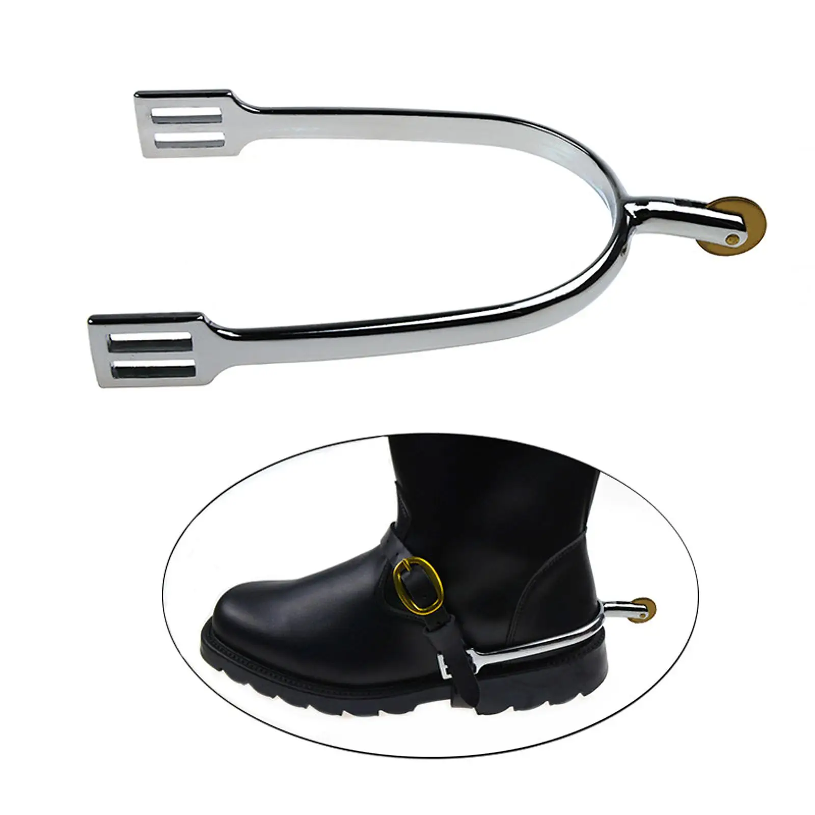 Éperons de cheval - VGEBY - 2 PCS - Antirouille - Style cowboy