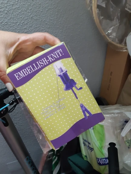 Máquina de tejer creativa, pulsera artesanal tejida a mano portátil, herramienta para tejer, embellecer el telar tejido a mano, carrete, tejedor photo review