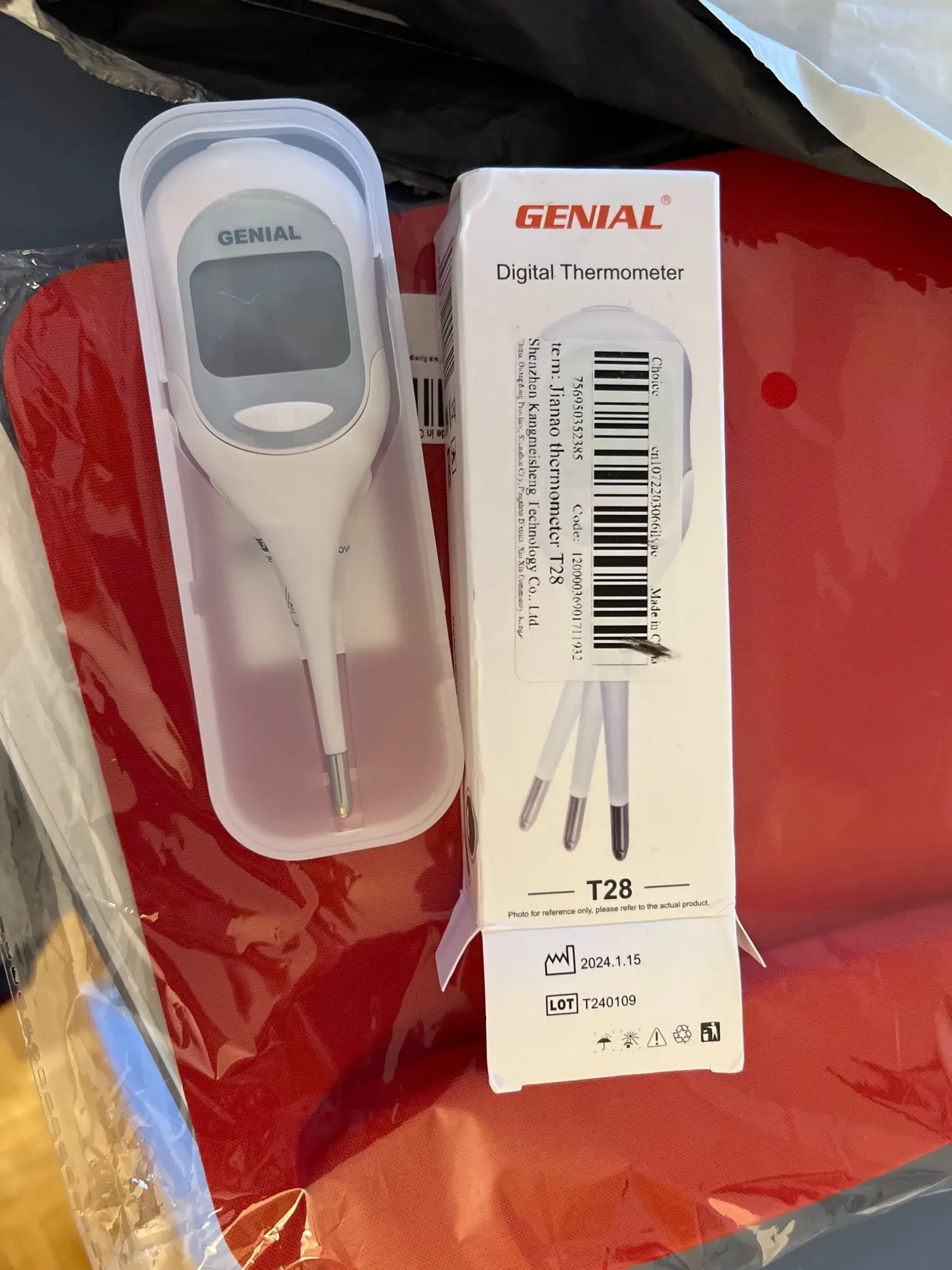 Digital Oral Armpit Thermometer For Temp Measurement photo review