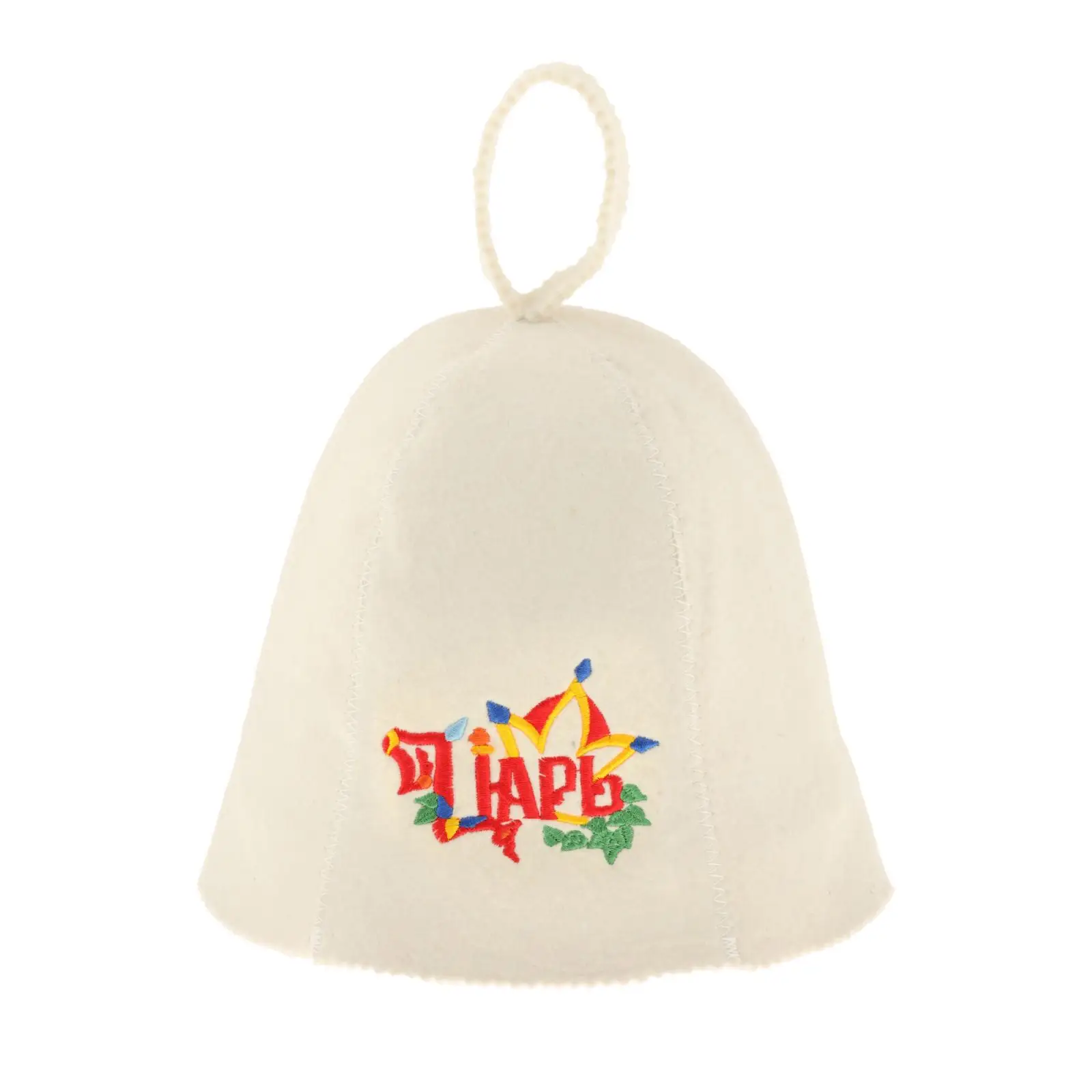 Felt Bath Hat Embroidered Helmet Saunahut Spa Hat Show Cap Protect Your Head from Heat for Sauna Russian Banya Shower Spa sauna hats