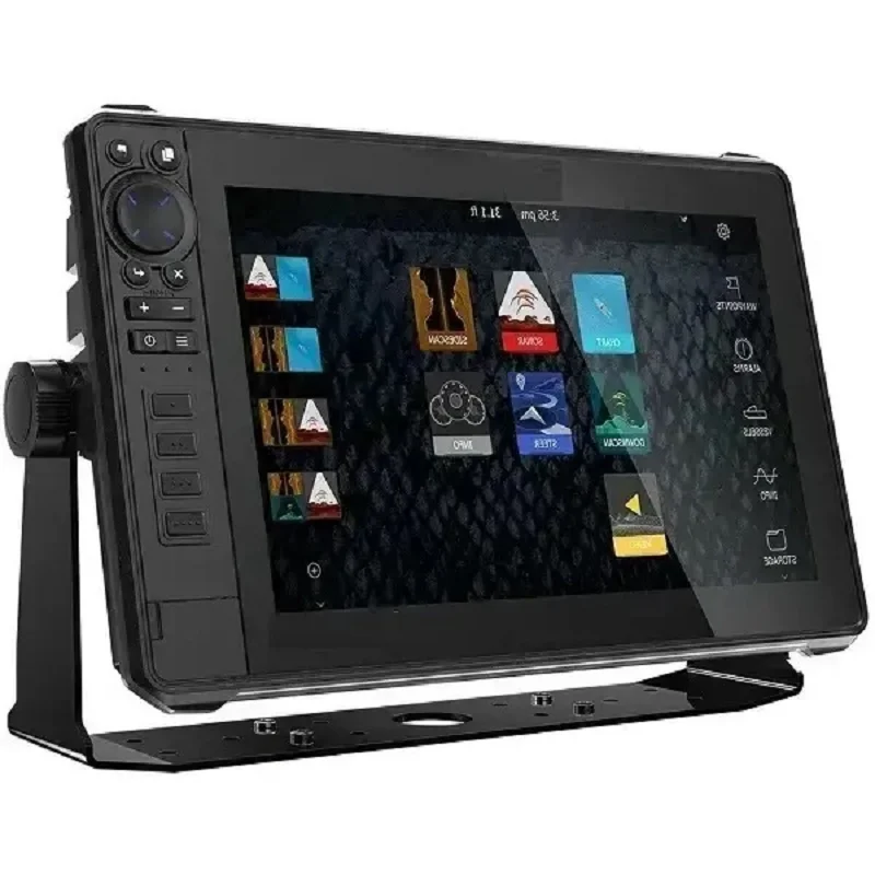 Live Fish Finder with Imaging, 3-in-1 C-MAP Transom, Lowrances HDS-12,