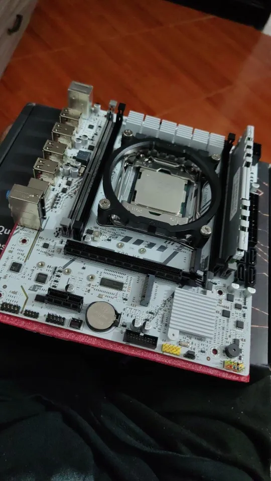 QIYIDA X99 Motherboard Set Kit With LGA2011-3 Xeon E5 2630 V4 CPU DDR4 16GB REG ECC memory PCI 16x NVME M.2 SATA x99 H5 photo review