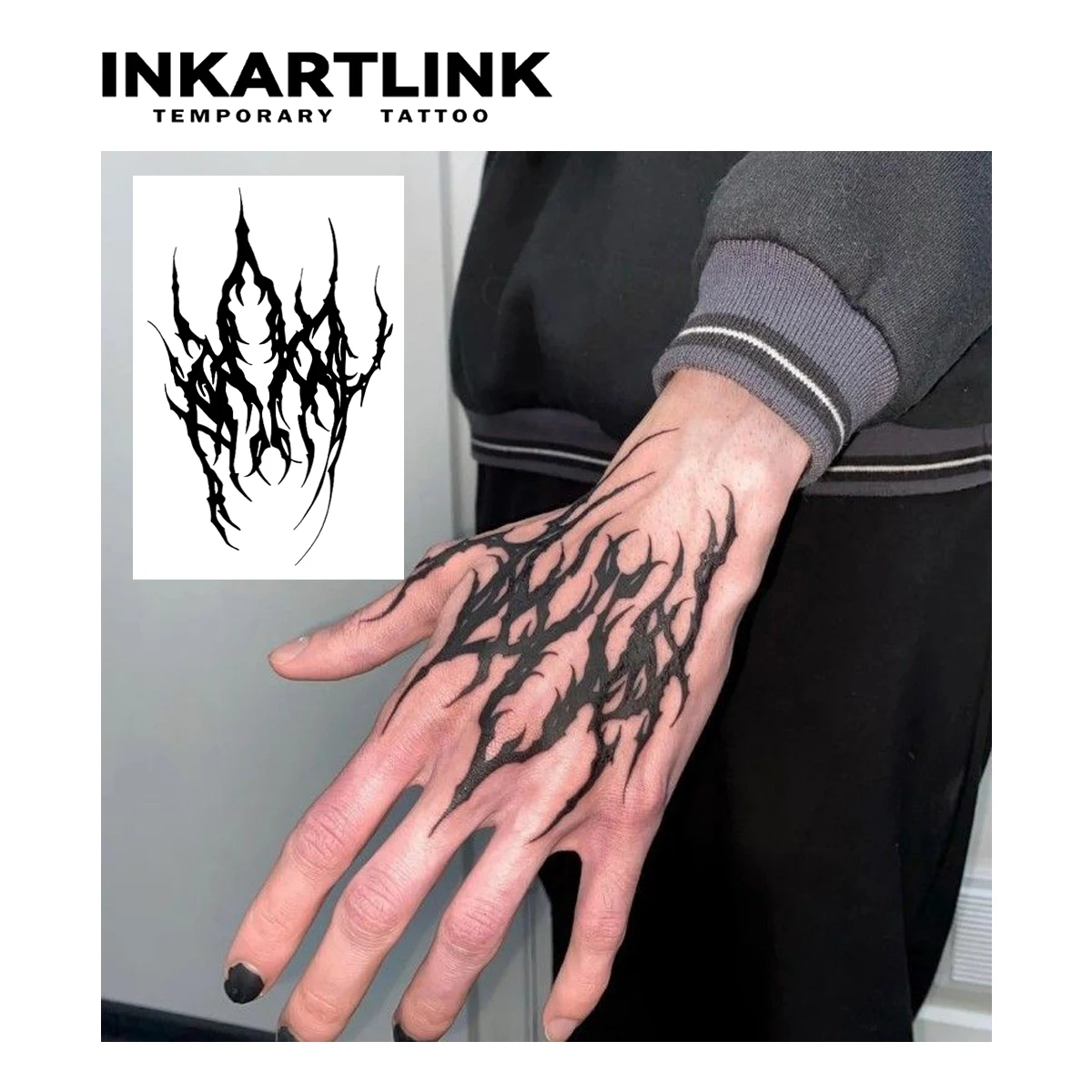 Ink Demon Temporary Tattoo,Lasts To 15 Days New Technology Magic Waterproof Semi Permanent Sticker. 2