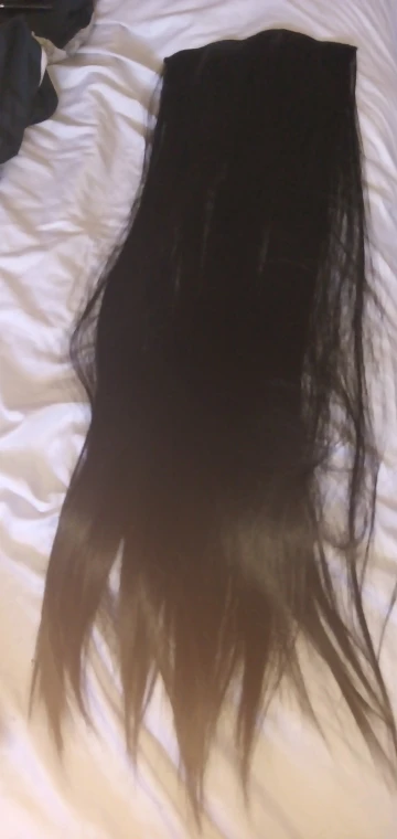 Lisix Synthetic Clip In Hair Extensions (5 Clips) photo review
