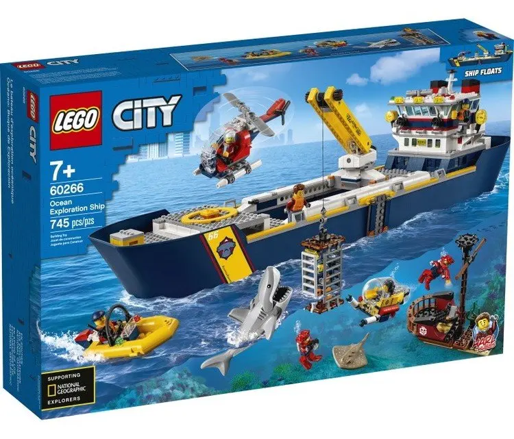 Конструктор LEGO City Океан: Исследовательское судно (LEGO 60266)