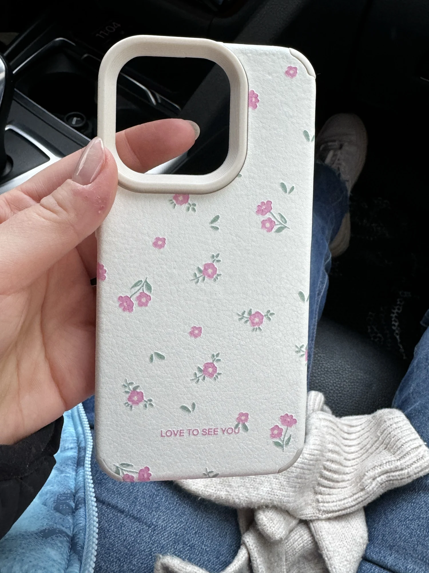 Flower Kawaii iPhone Case, customer photo